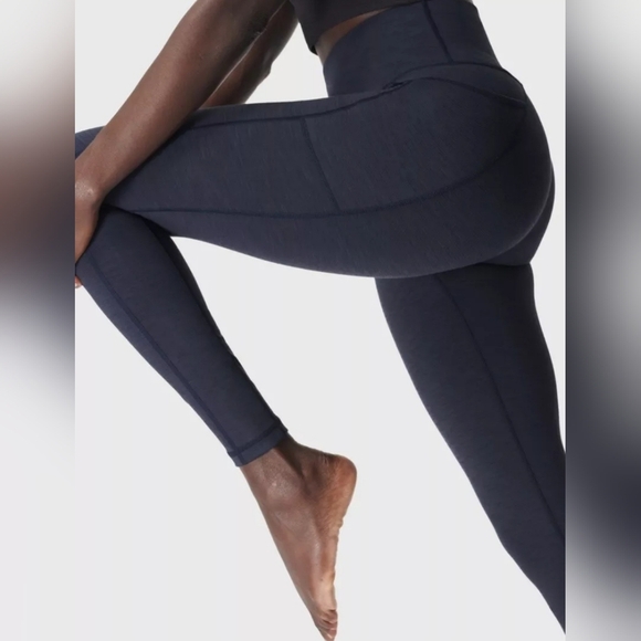 SWEATY BETTY The Super Sculpt 7/8 Yoga Leggings in Grey/Black SzSmall - Picture 5 of 8
